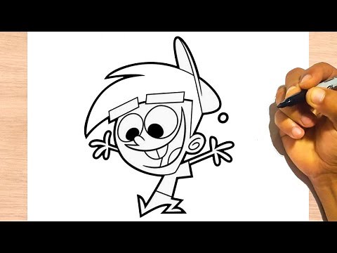 How to Draw Timmy Turner (Fairly OddParents) easy - Drawing Step by Step