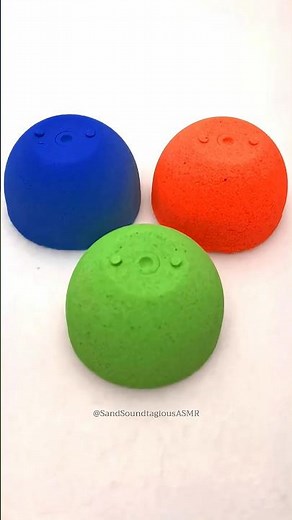 Kinetic Sand Cutting Shapes Satisfying ASMR! 1786 #kineticsand #sandart #asmr #relaxing #satisfying