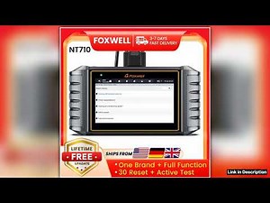 FOXWELL NT710 BMW Full System Diagnostic Tool with 20 Reset Services ECU Coding Bidirectional fit