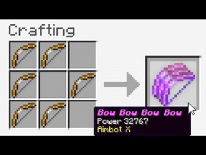 🏹 Minecraft Infinite Power Bows Mod😍