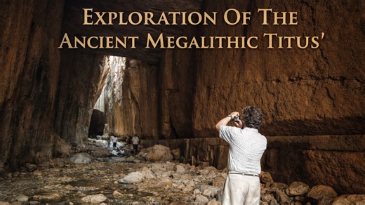 Exploring the ancient megalithic Titus Tunnel near the coast of Turkey