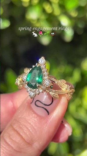unique engagement rings for a spring proposal 🌷🐇