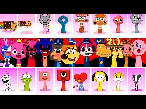 ❤️🛑 My Sprunki OC ALL Phases Incredibox Compilation COMPLETE 17 ❤️ #incredibox #sprunkioc
