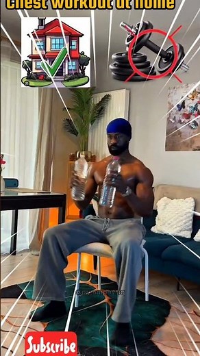 “No dumbbells? No problem—just grab a bottle and watch this 💪🔥”#viral #viralvideo