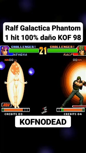 198K views · 4.2K reactions | Ralf galactica phantom vs Athena kensou chin en kof 98 #kof #kof98 #kofnodead #podereskof | KOFNODEAD | Facebook