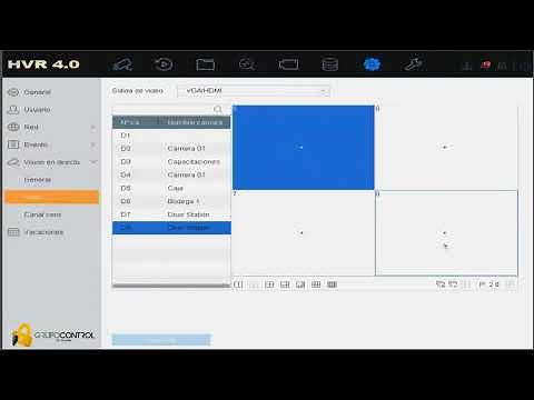 Como configurar las visuales en vivo de un grabador (DVR/NVR) Hikvision