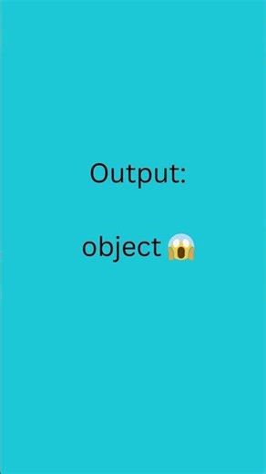 Predict the Output 😱 typeof null JavaScript Trick #javascript #coding #shorts #trending #new #facts