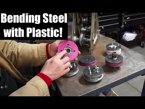 3D Printed Tube Bender Dies Made in Fusion 360 for Harbor Freight Tubing Roller on Steel Pipes