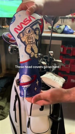 These Golf Club Head Covers go SO HARD