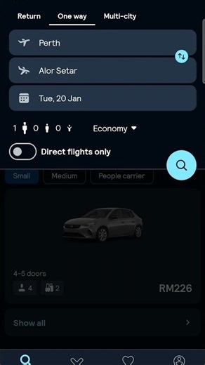 Tutorial Skyscanner Perth