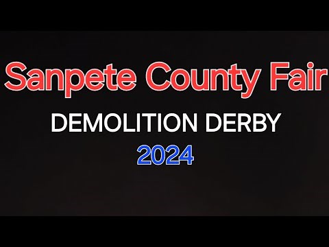 Sanpete County Fair Manti, UT Demolition Derby 2024