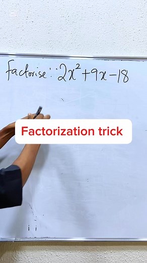 Easy factorisation tricks. #algebratutor #AlgebraChallenge #QuadraticEquations | Maths with Esomnofu.