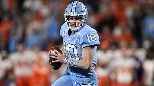 Where did Drake Maye go to college? Revisiting Patriots QB's NCAA career at UNC