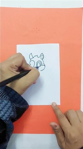 kawaii Squirrel Drawing 🐿😍 | Easy & Cute Art Tutorial | #shorts