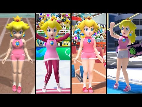 Evolution of Peach in Mario and Sonic Series (2007-2021)