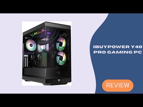 iBUYPOWER Y40 PRO Gaming PC – Quiet, Fast, and Ready for Modern AAA Games