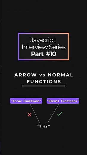 Arrow vs Normal Function (this Trap Explained)