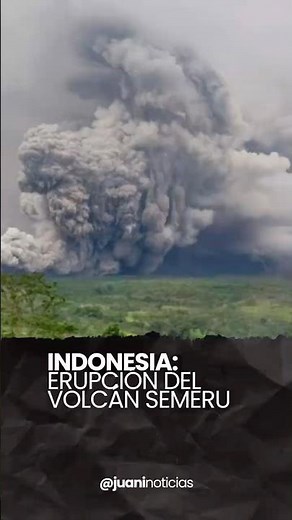 Volcanic eruption in Indonesia 🇮🇩