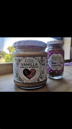 New at Denude Feed Me Green products : Halva Spread Vanilla, Chocolate or spiced Chai Tea Banana Chips Healthylicious Clean Healthy Tasty Snacks at Denude | Denude | Facebook