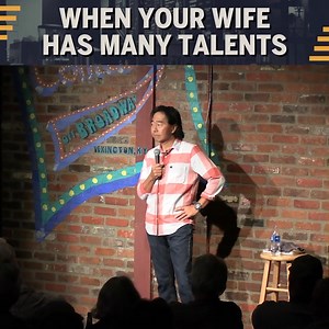 4.2M views · 158K reactions | When your wife has many talents… ️Tickets and tour dates at henrychocomedy.com | Henry Cho | Facebook
