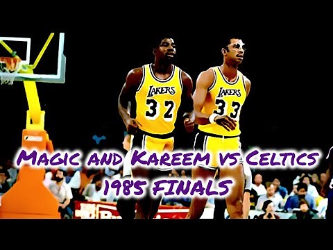 Magic Johnson & Kareem Abdul-Jabbar vs Boston Celtics: 1985 FINALS (Playoffs Series Highlights)