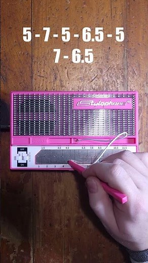 Metallica - Enter Sandman / Stylophone Tutorial with Tabs #Metallica #Stylophone #StylophonePink