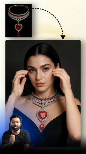 Deenu Khan | AI | Tech on Instagram: "You won’t believe it, but now you can create stunning jewelry videos with AI, where models showcase your products without the hassle of photoshoots or hiring models. Here’s how you can do it: 1. First, you’ll need an image of a model. You can easily generate one using ChatGPT with a clear lighting prompt so that your jewelry’s shine and details stand out. 2. Head over to TopViewAI (topview.ai) and click on the Product Anyshoot feature. Upload your jewelry pr