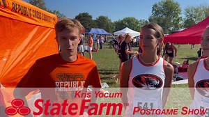 41 reactions | Three of Republic's runners finished in the top 15 in Class 5 at the Richard Clark Invite in Bolivar, a huge meet to start the cross-country season. We talked to all three of them—Brady Purcell, Gracie Troester, and Kristen Probst—about their races. | Republic Tiger Sports | Facebook