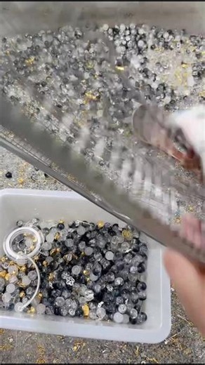 黑白水墨琉璃珠！DIY手串太有氛围感了吧