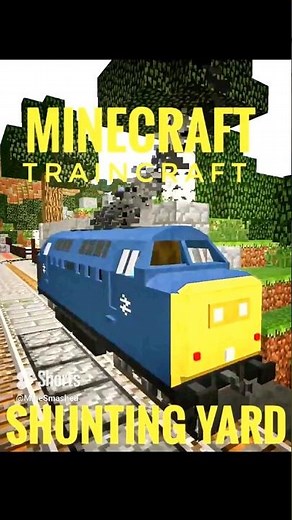 Cutest Trains in Minecraft! And they SHUNT - #traincraft