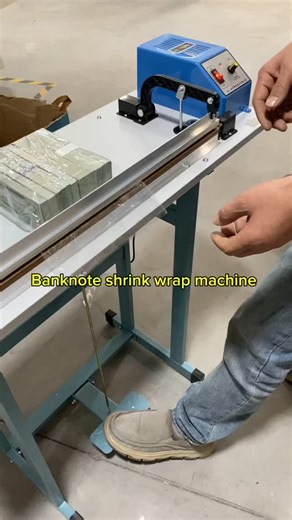 Polyfit Money Counter on Instagram: "Half automatic banknote shrink wrap machine Perfect for bank and money packing and wrapping #money#bank #banknotewrapper #shrinkwrapping #moneyexchange #moneywrapping"