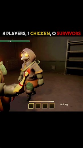 4 Players, 1 Chicken, 0 Survivors | MIMESIS #mimesis #gaming #coophorror #memes #funny #aigaming