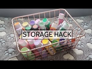 Paint Storage Hack for Art or Craft Supplies