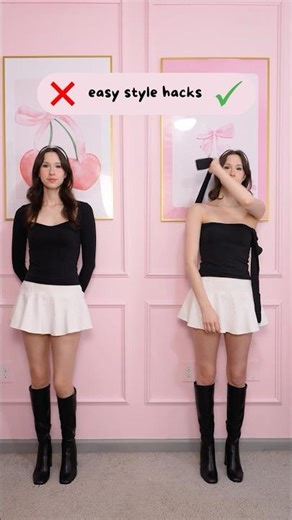 Easy fashion hacks!! 🥰 | fashion outfit inspo style tips ootd grwm