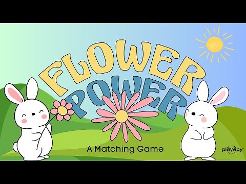 FLOWER POWER | Spring Visual Perception Matching Game for Kids | Brain Break