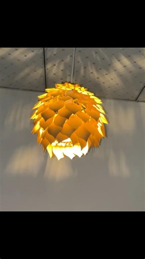 Turn Cardboard Into a Beautiful Lamp 😍 #viral#short