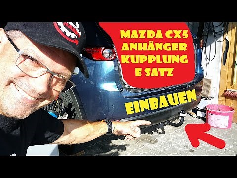 Installing a towbar on a Mazda CX5 and wiring the 13-pin electrical kit @allroundharry