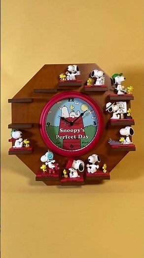 Snoopy clock collection adds friendly cheer to your PEANUTS™ decor! Makes every hour a joy!
