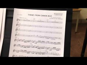 Theme from Canon in D Violin 1