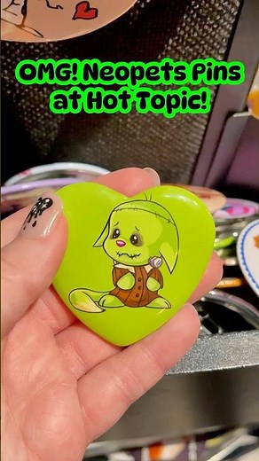 New Neopets Pins at Hot Topic! 💚