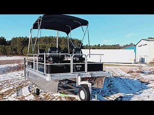 TAVO Toon P-4 2025 Model Mini Pontoon Boat electric or gas www.TAVOline.com
