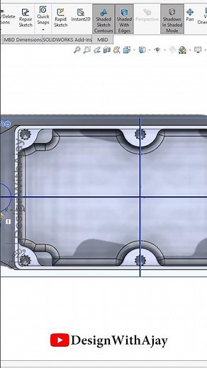 A Simple PCB Enclosure Design #385 #tutorial #designwithajay #SolidWorks #tutorial @DesignWithAjay