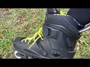 Learning to rollerblade with the Rollerblade RB Cruiser
