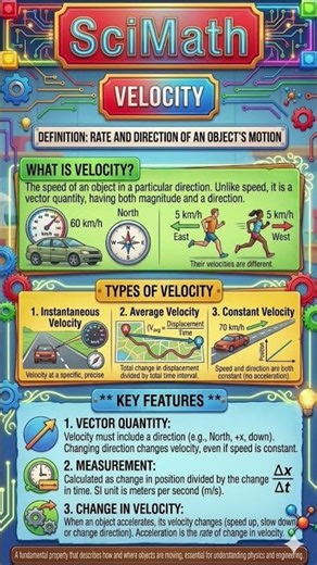 What is Velocity 🔥🔥? #physics