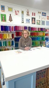 Ever wondered what needle to use on your canvases? Mary is here to help! Watch to learn how to identify which needle is correct for each mesh size and how to tell the difference between them! 🪡 #needlepoint #ndlpt #villageneedleworksomaha | Village Needleworks