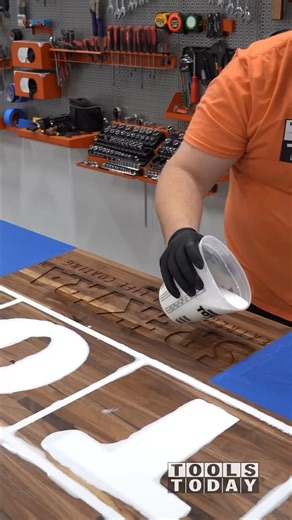 Mixol universal Tints on Instagram: "What do you think of how this Spektra™ logo turned out? Pouring the white and blue epoxy into the Spektra™ logo cut out with the Shaper Origin, item no. SO1-NN, all available on our website. -— I then flattened off the majority of the epoxy using a router flattening jig and the Amana Tool. RC-2255 3 wing insert carbide flattening bit. I used TotalBoat High Performance 2:1 epoxy, also available on our website, and @mixolusa #25 White tint with some blue and wh