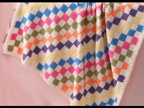 Baby Blanket Entrelac - Veronika Hug