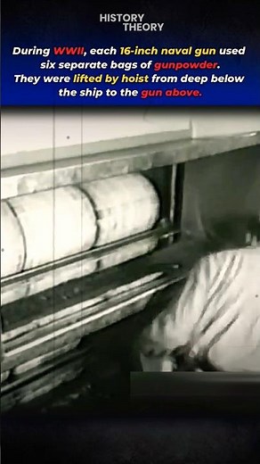 How a 16-Inch WWII Gun is Loaded