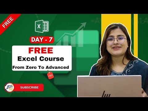 Day 7 Free Excel Class 🔥 | Learn Excel from Basic to Advanced #excel #excelcourse #learnexcel