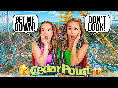 WE RODE EVERY RIDE CEDAR POINT 🫣🎢😱 KAYLA & KALLI